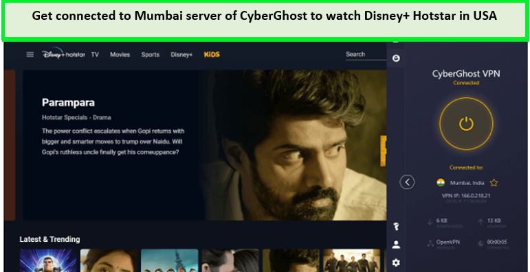 cyberghost-unblock-Disney-Hotstar-in-India
