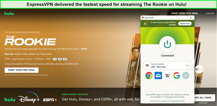 stream-the-rookie-on-hulu-in-UAE-with-expressvpn