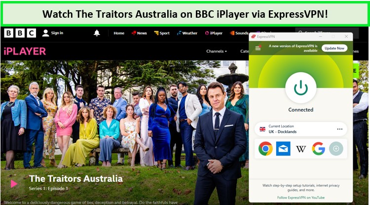 watch-the-traitors-australia-on-bbc-iplayer-in-South Korea
