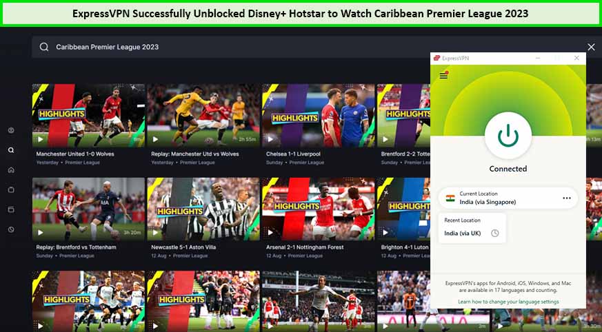 ExpressVPN-Successfully-Unblocked-Hotstar-to-Watch-Caribbean -Premier-League-2023-in-France