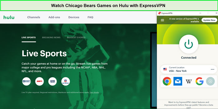 Watch-Chicago-Bears-Games-in-Singapore-on-Hulu-with-ExpressVPN