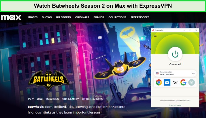 watch-batwheels-season-2-in-Netherlands-on-Max-with-ExpressVPN