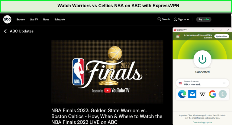 Watch Warriors vs Celtics NBA in Australia on ABC