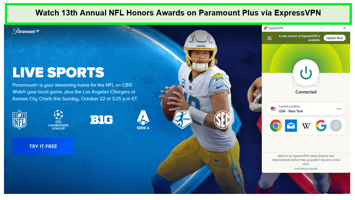 Watch 13th Annual NFL Honors Awards in Spain