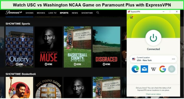 Watch USC Vs Washington NCAA Game in Canada On Paramount Plus