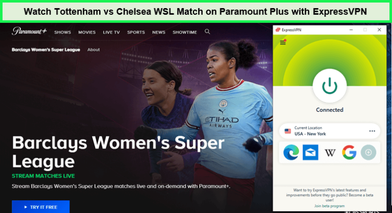 Watch Tottenham vs Chelsea WSL Match in Canada On Paramount Plus