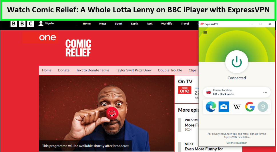 Watch Comic Relief A Whole Lotta Lenny in Hong Kong On BBC iPlayer